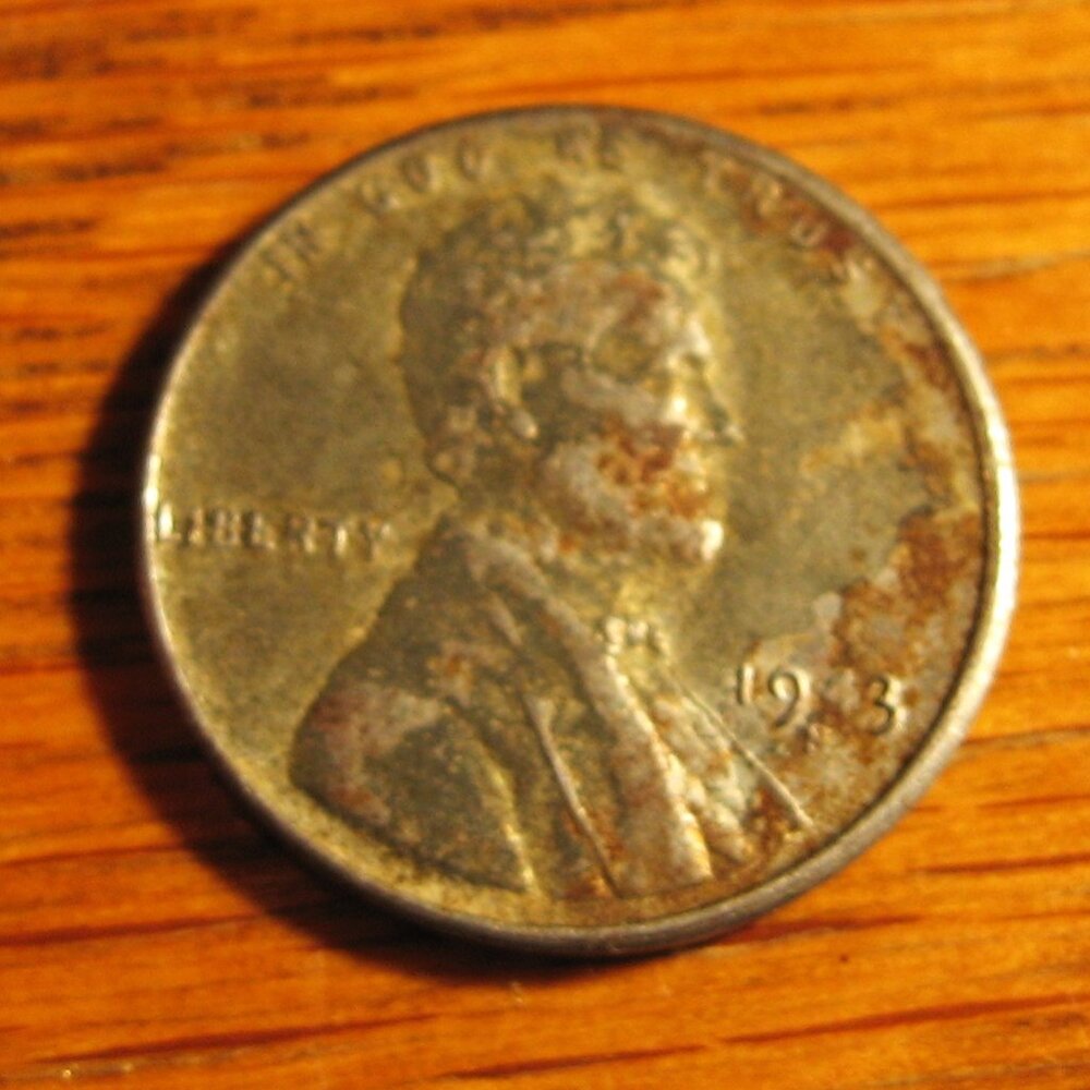 1943 STEEL WHEAT PENNY